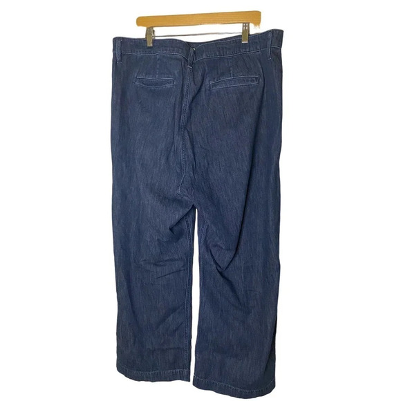 J. Crew Factory Pleated Trouser Jeans Soze 35P - Picture 4 of 8